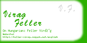 virag feller business card